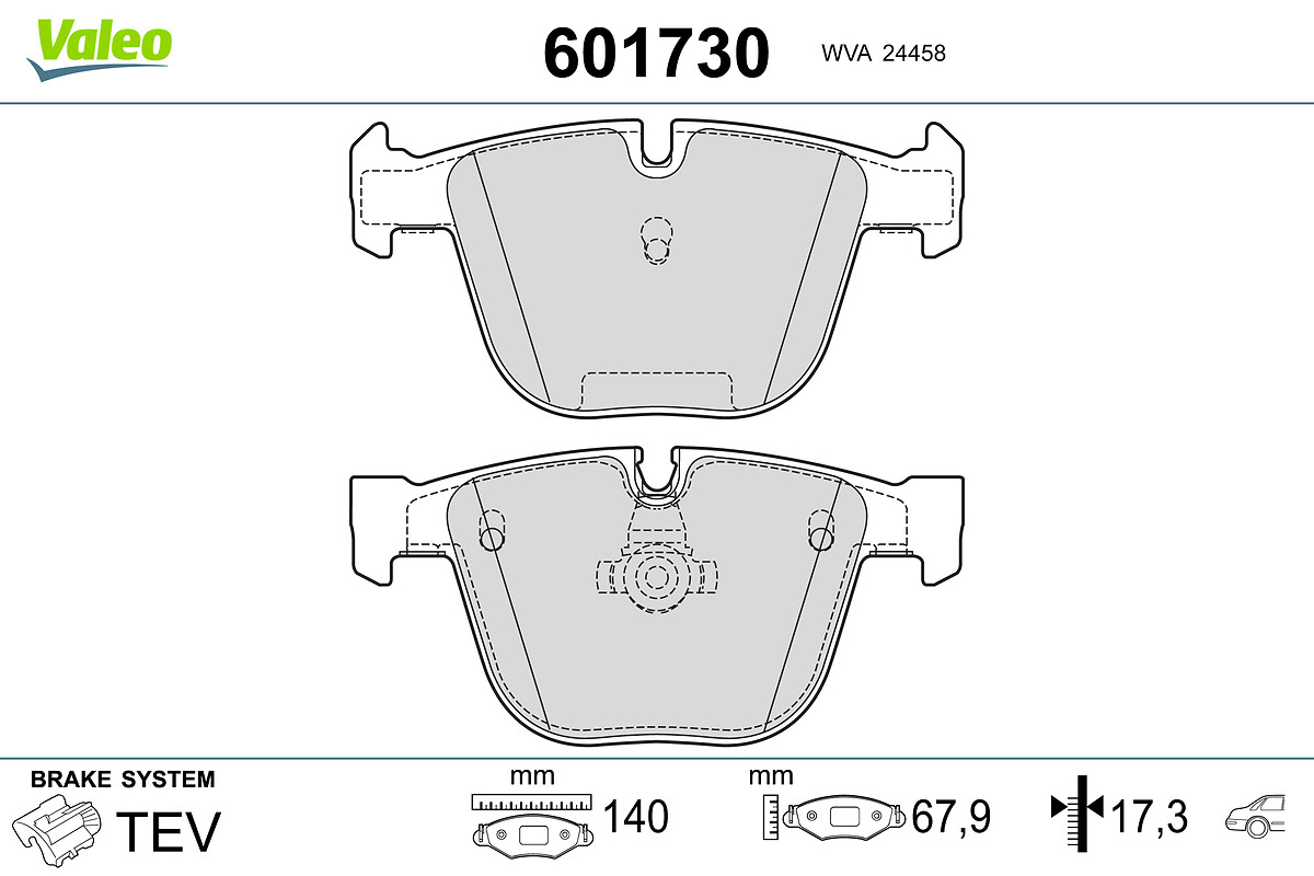 BRAKE PADS BMW 5 GRAND TURISMO X5 X6 RR